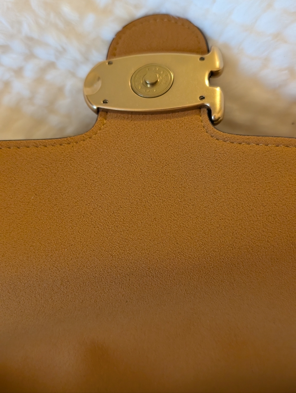 NWT. Coach Chain Tabby Shoulder Bag 30 Honey Brown - Picture 9 of 14